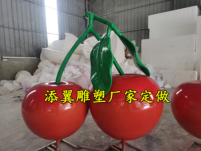 跨界联名和玻璃钢樱桃雕塑车厘子一起开启追“樱”之旅