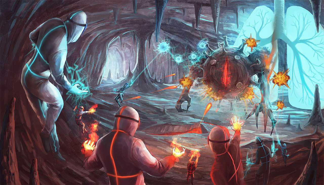 战疫（图ZMzEwMDI4MjAw） - 创作习作 - 站酷设计师萧凉orz原创素材 - 站酷ZCOOL