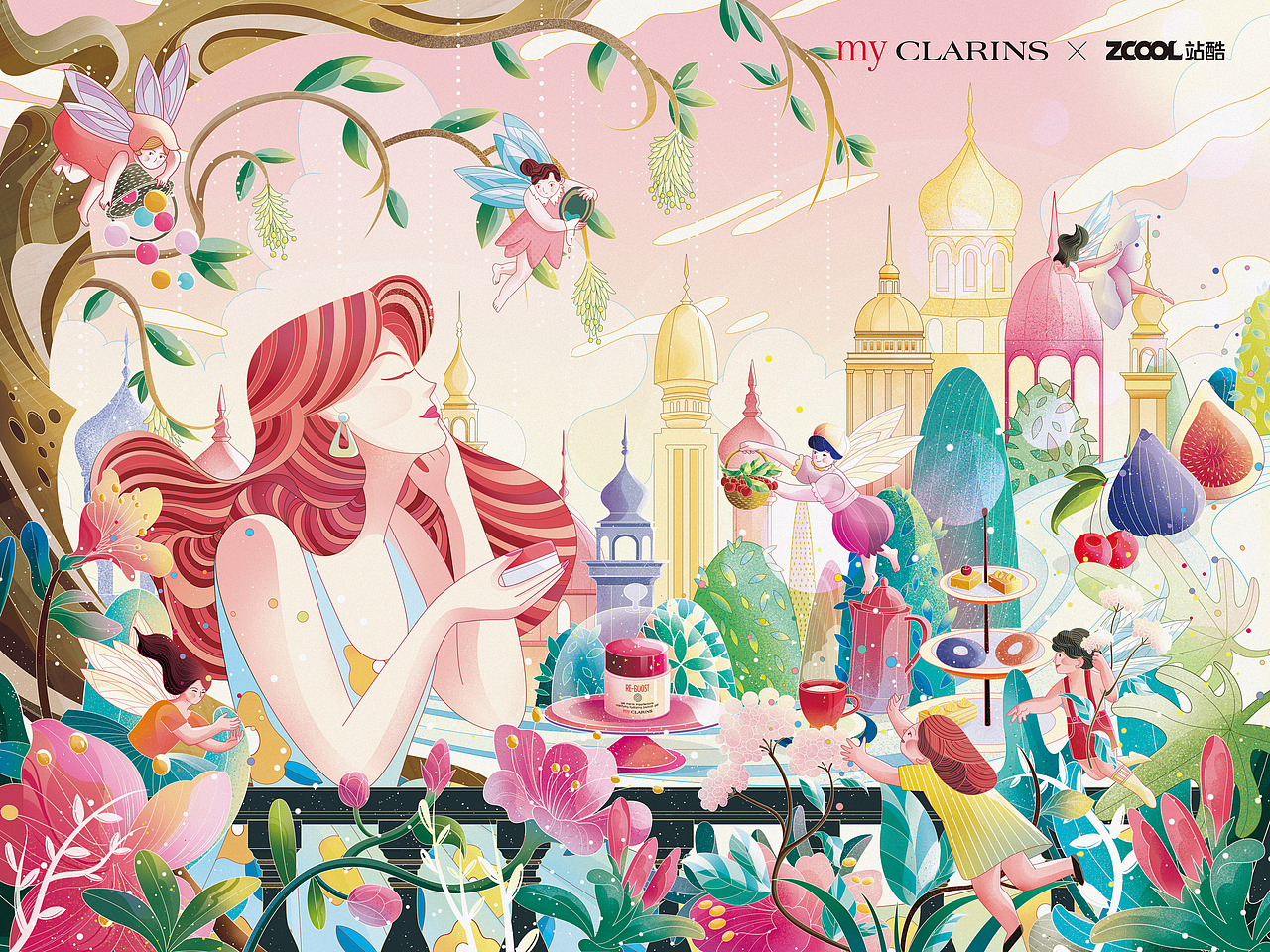 #my CLARINS 寻找天然好食肌#—夏日花园