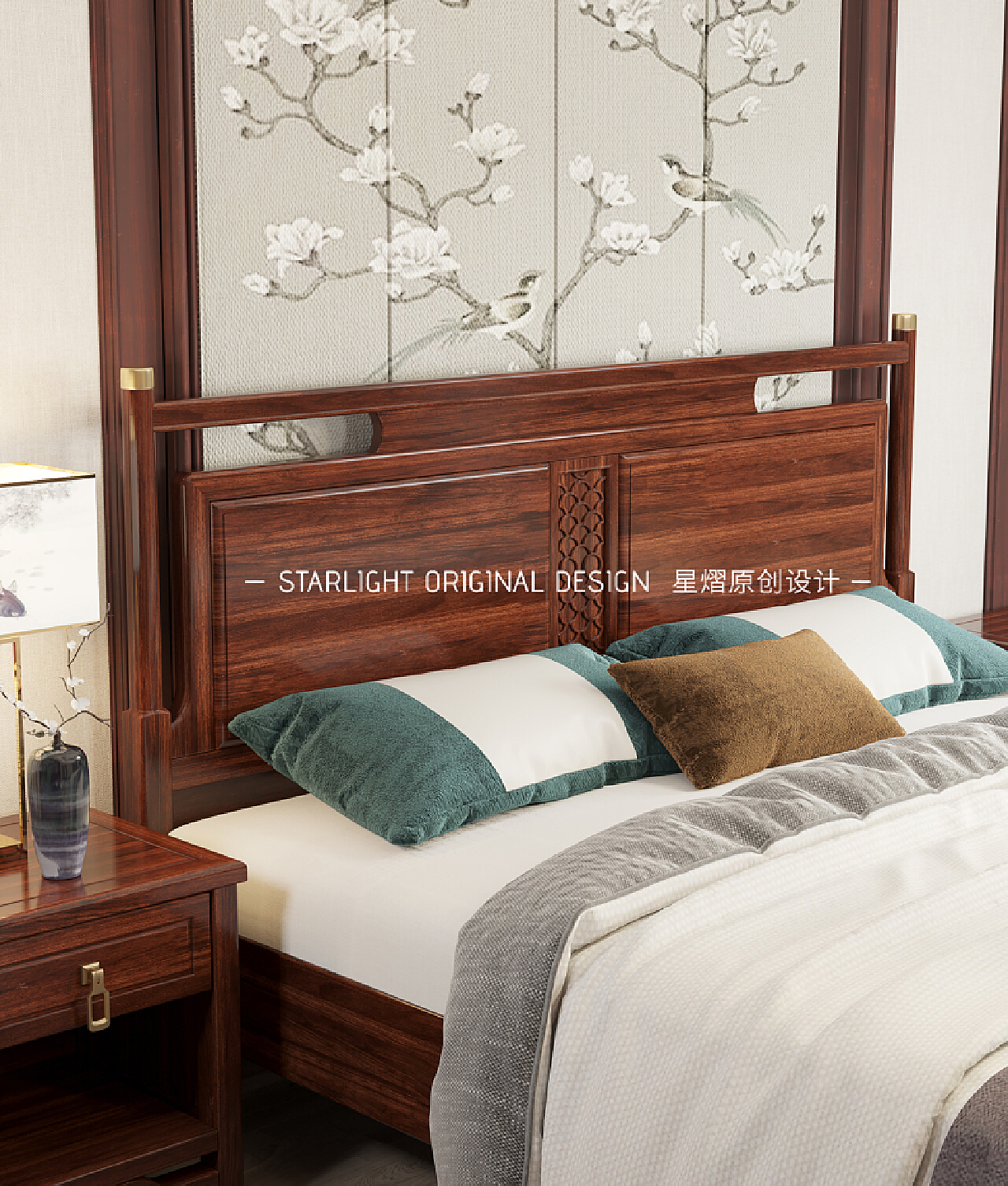 美式乌金木卧室家具 - tbNick_ubq5h设计效果图 - 每平每屋·设计家