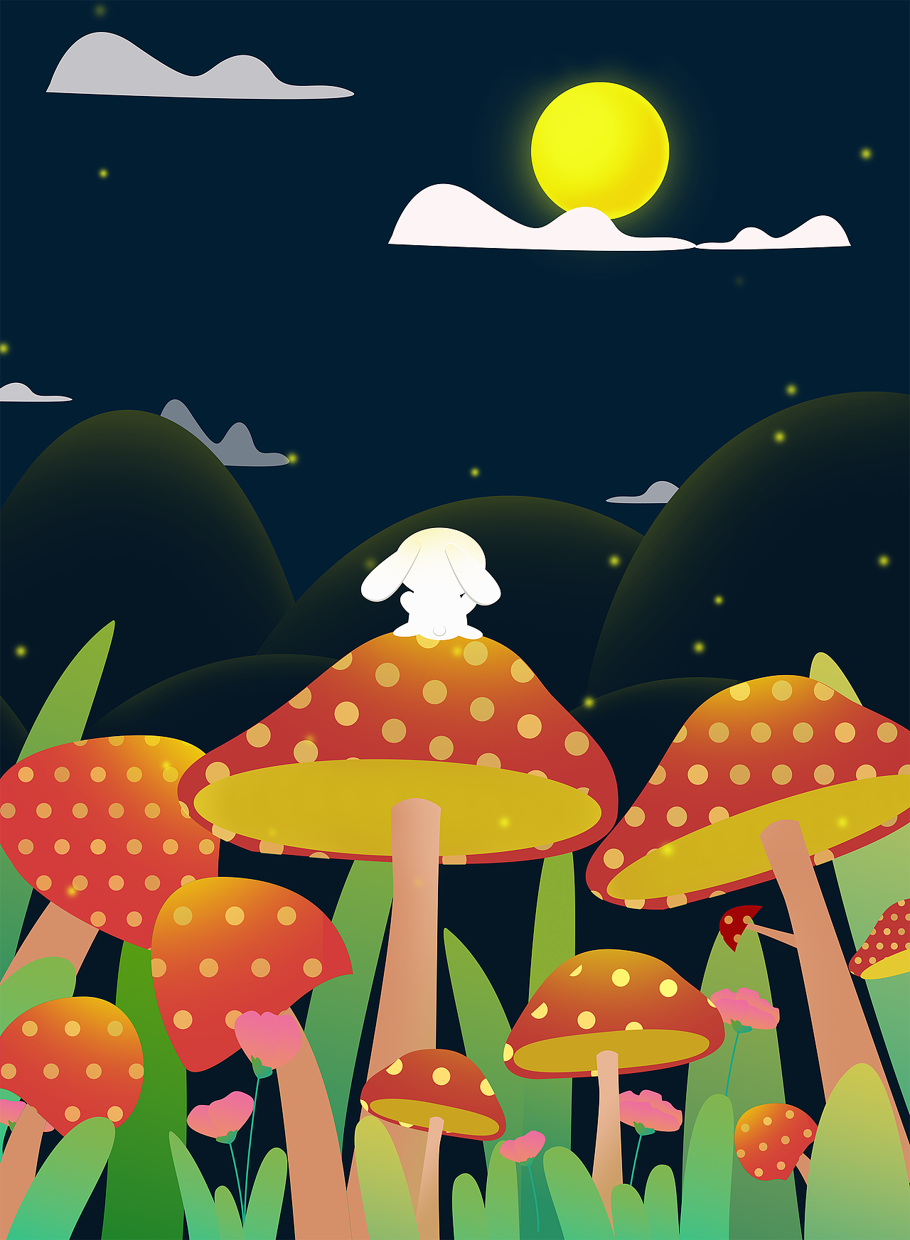 远方的向往（图ZMzIxMjE4MDc2） - 新锐潮流插画 - 站酷设计师傻傻的girl原创素材 - 站酷ZCOOL