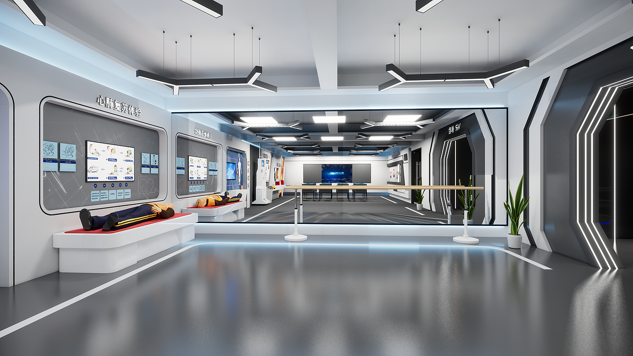 某单位实训室（图ZMzI2MDU5Nzky） - 展陈设计 - 站酷设计师Mrd邓原创素材 - 站酷ZCOOL