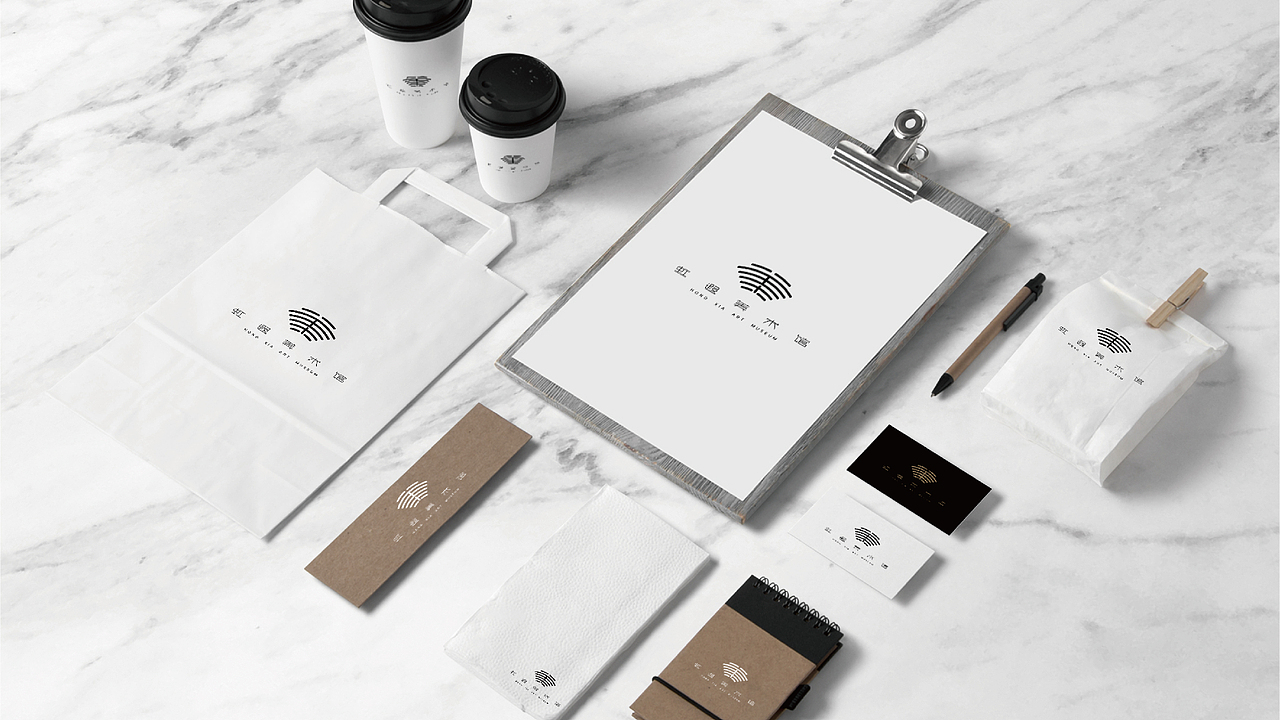 虹美术馆LOGO 设计手册