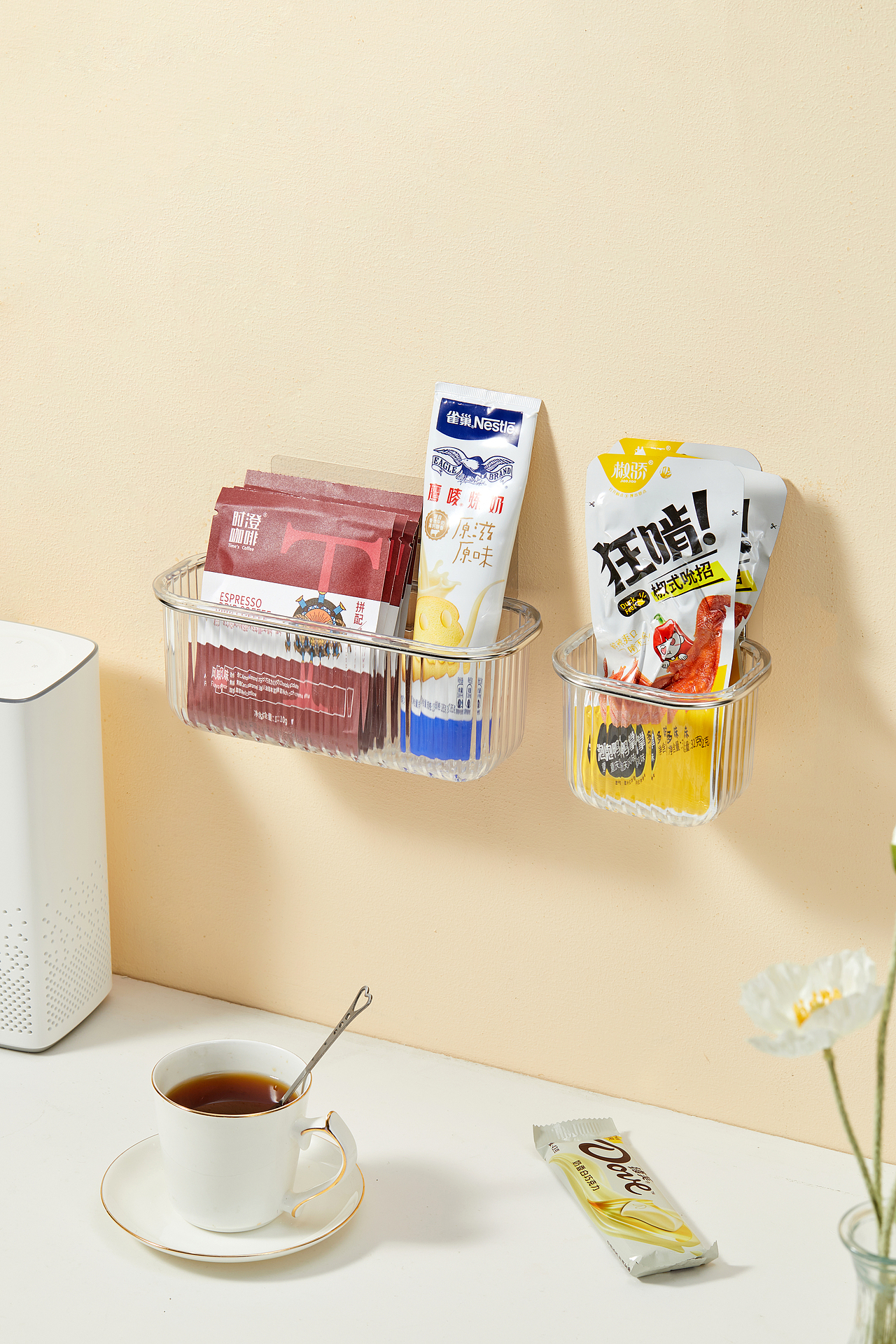 电商摄影 多功能挂壁置物沥水架