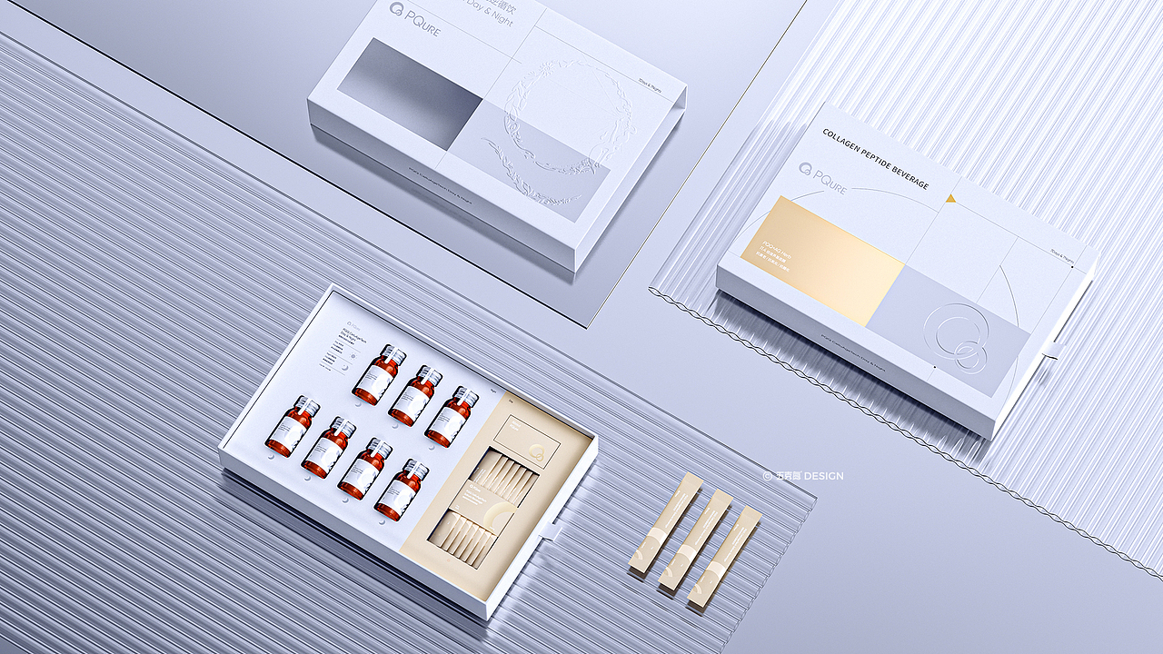 五克氮²×PQQ|胶原蛋白饮品牌包装