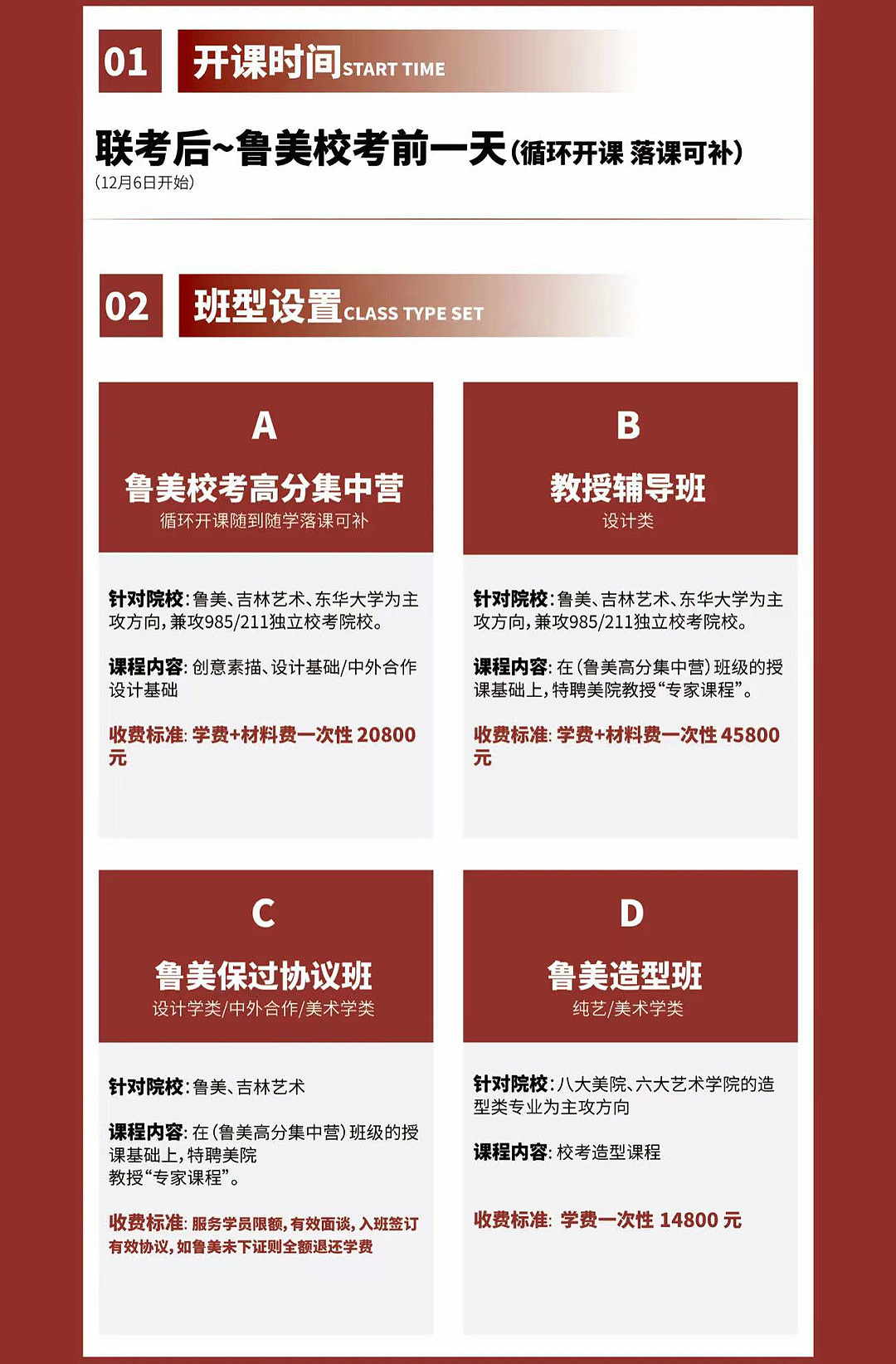 2023届鲁美校考集中营预报中!!!