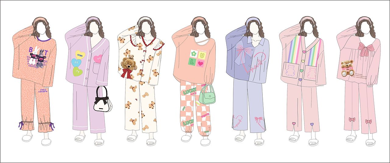 家居服设计 | 黛梦思×甜妹系列