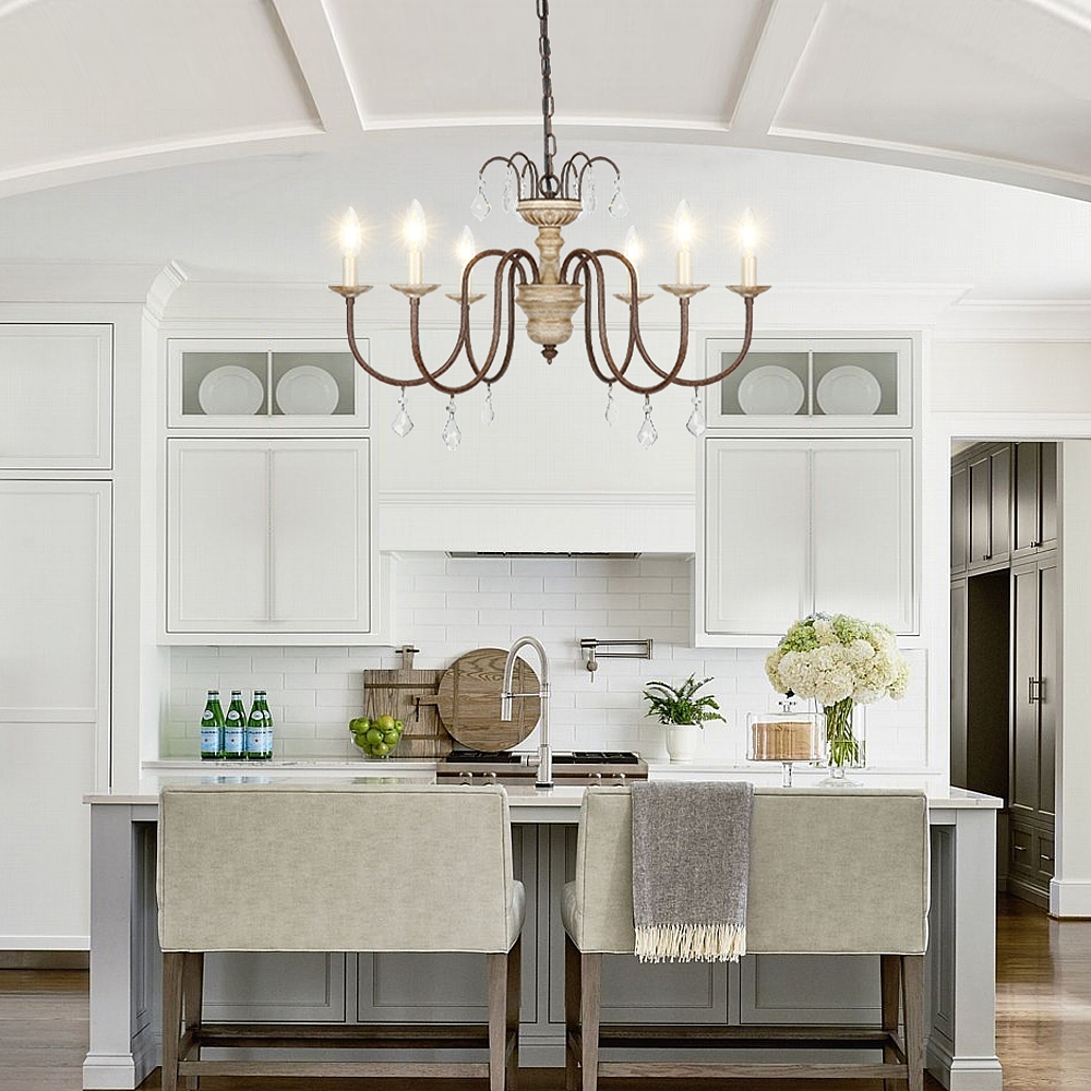 欧美复古吊灯吸顶灯亚马逊主图