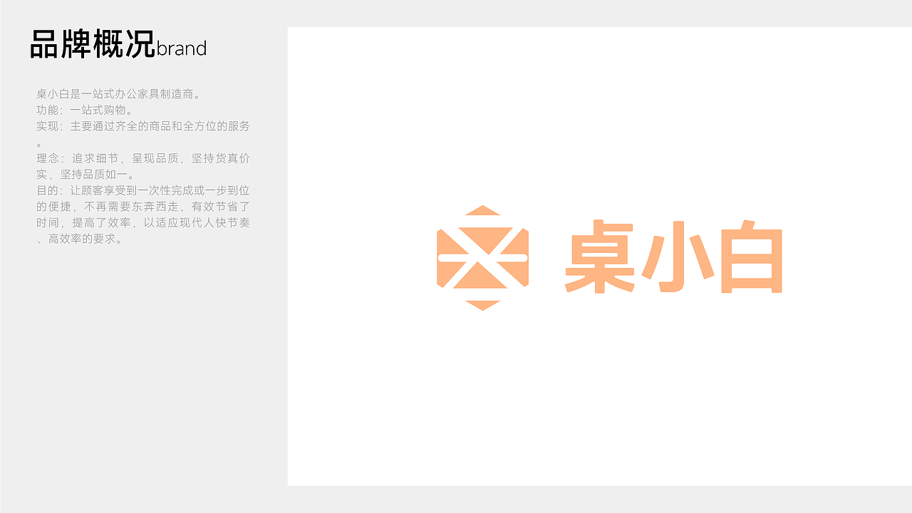 桌小白品牌VI手册设计
