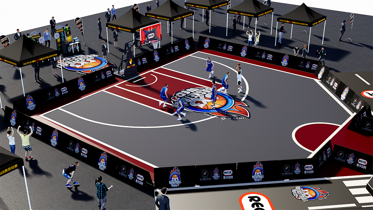 沉浸式篮球场设计——北京可见（图ZMzUwNzk4ODY0） - 商业空间设计 - 站酷设计师北京可见原创素材 - 站酷ZCOOL
