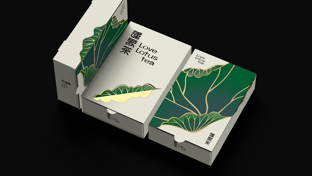 xujingfeng x 莲爱茶｜荷叶茶包装设计（图ZMzYwNjYxODcy） - 包装 - 站酷设计师xujingfeng设计原创素材 - 站酷ZCOOL