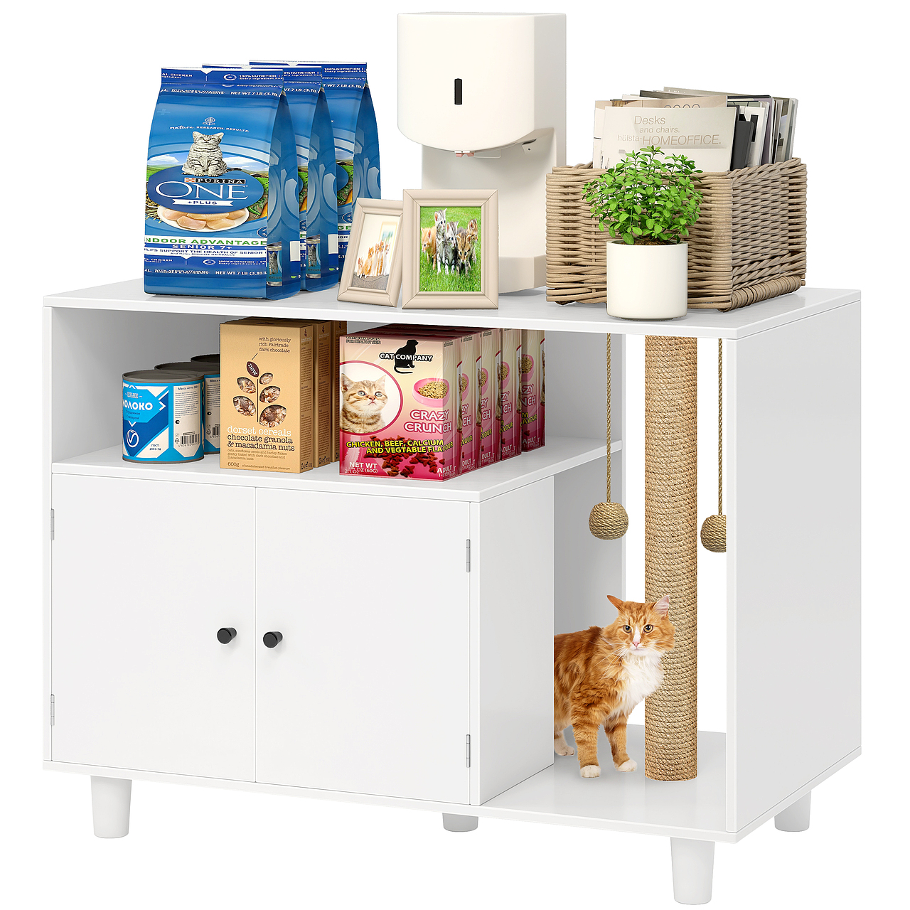 猫柜 建模 渲染 拍摄 修图