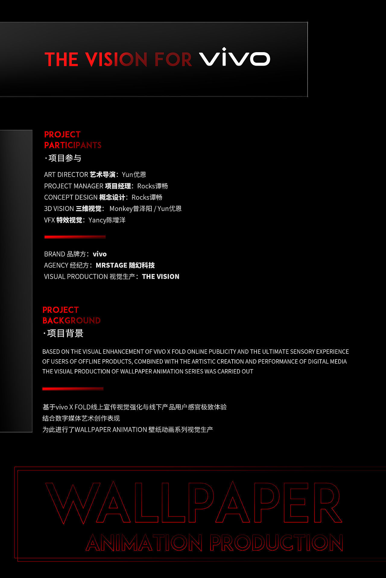 vivo x Fold WALLPAPER ANIMATION