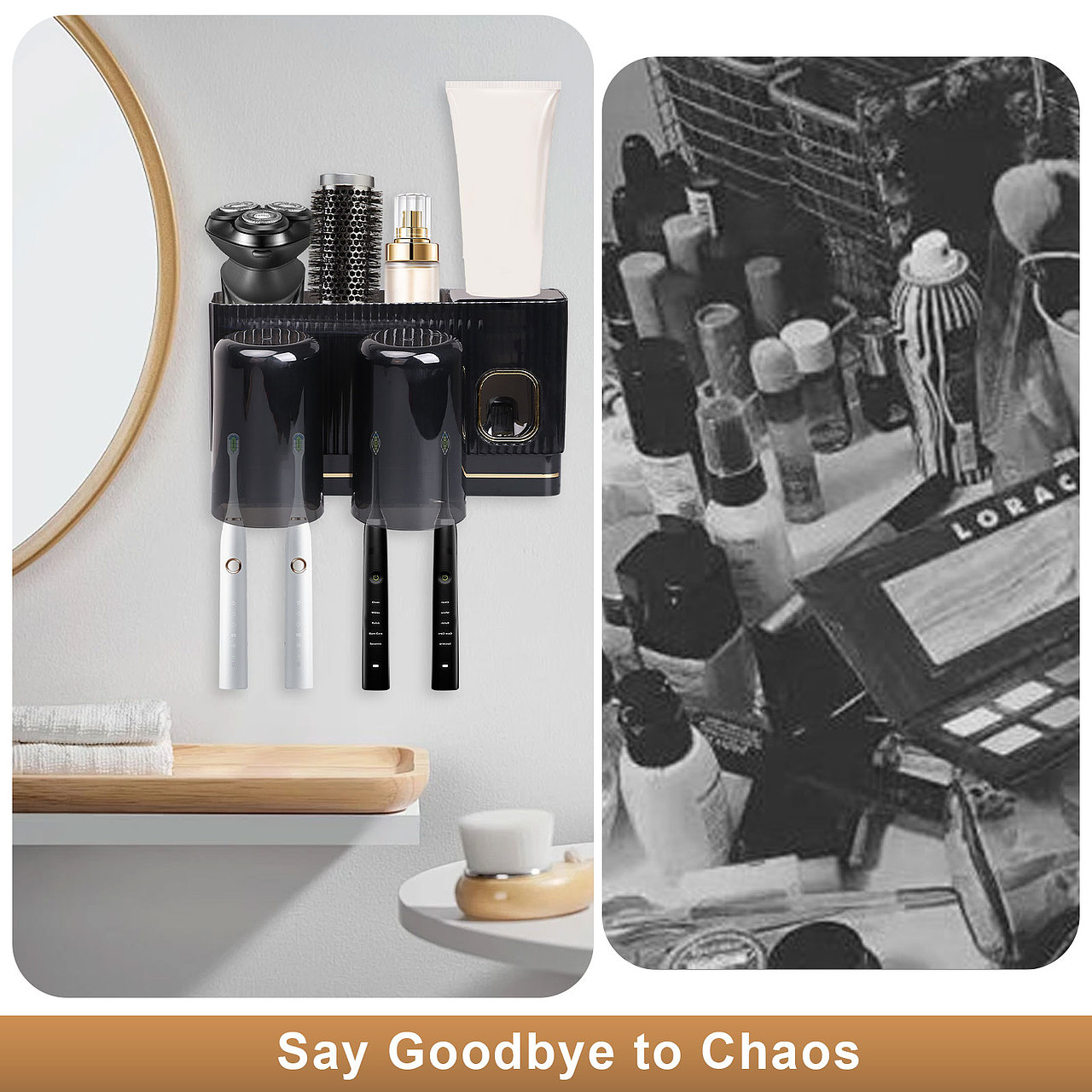 亚马逊主图-浴室牙刷架