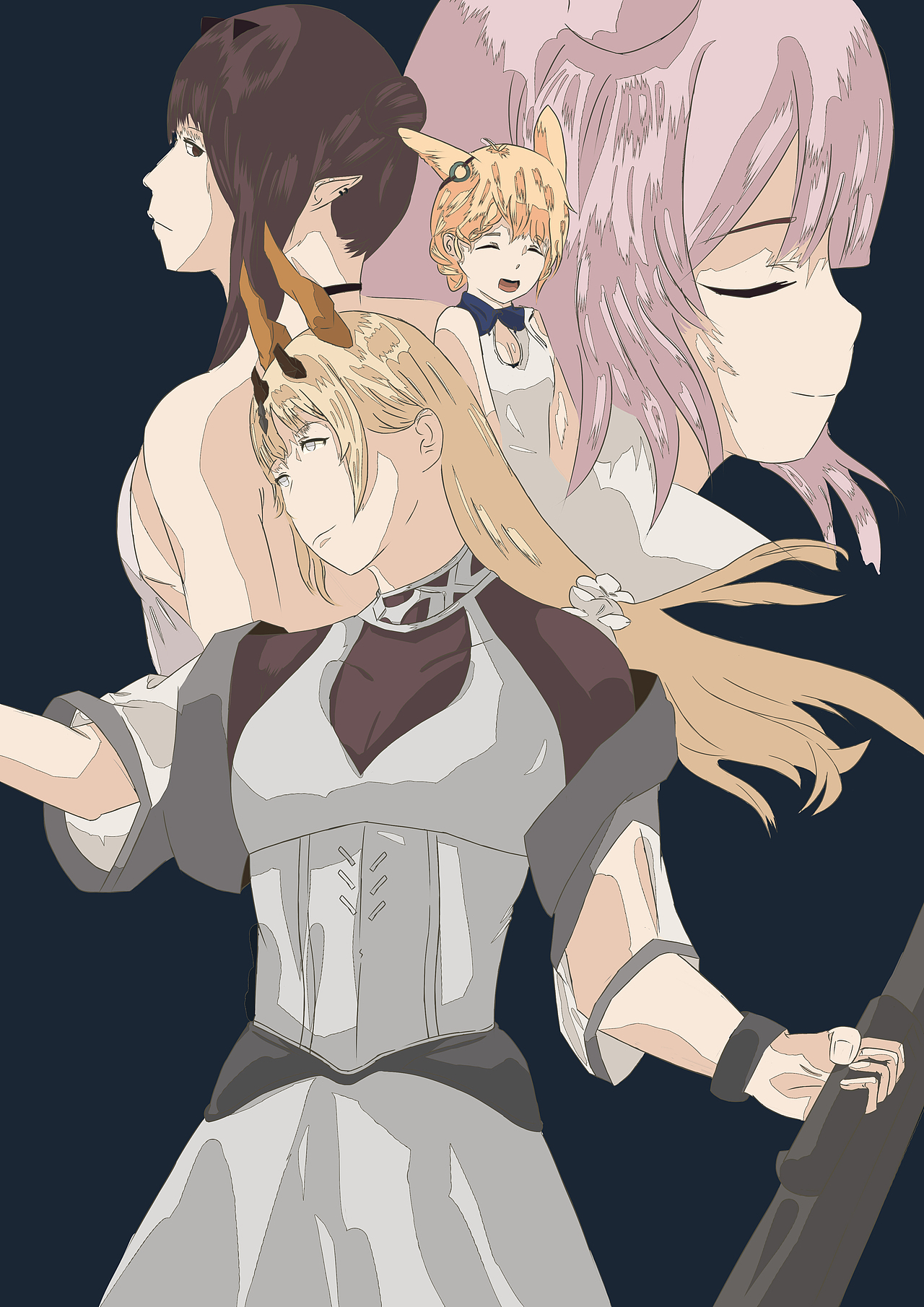 明日方舟--照我以火--苇草（图ZMzI1MDM4MTU2） - 创作习作 - 站酷设计师椛楠twelve原创素材 - 站酷ZCOOL