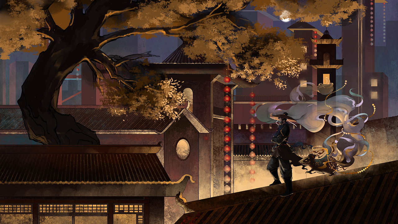 国风人物（图ZMzM3ODU1NDY4） - 商业插画 - 站酷设计师宽子DK原创素材 - 站酷ZCOOL