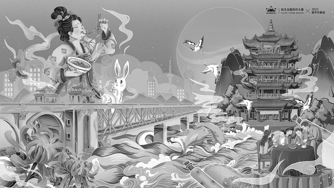 绘王赛事城市印象——江城武汉