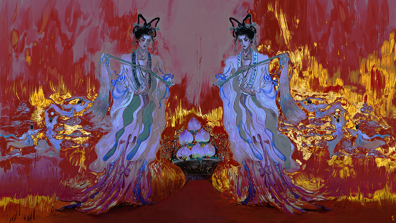 洞天福地（圖ZMzYzMDg3NDk2） - 商業(yè)插畫 - 站酷設計師嫵酥原創(chuàng)素材 - 站酷ZCOOL