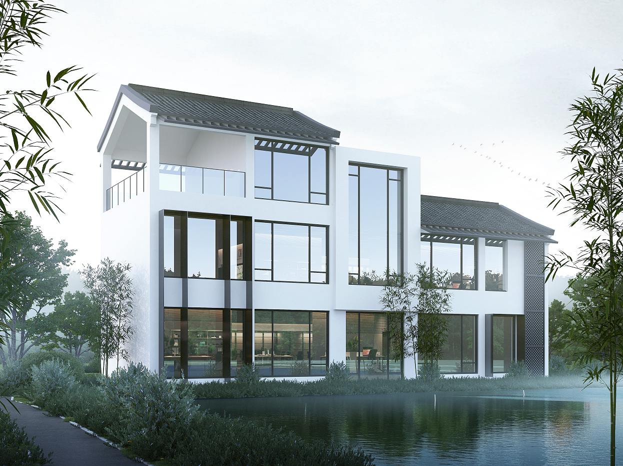 烟雨入江南,山水如墨染。徽派为什么要会有飞檐翘角?