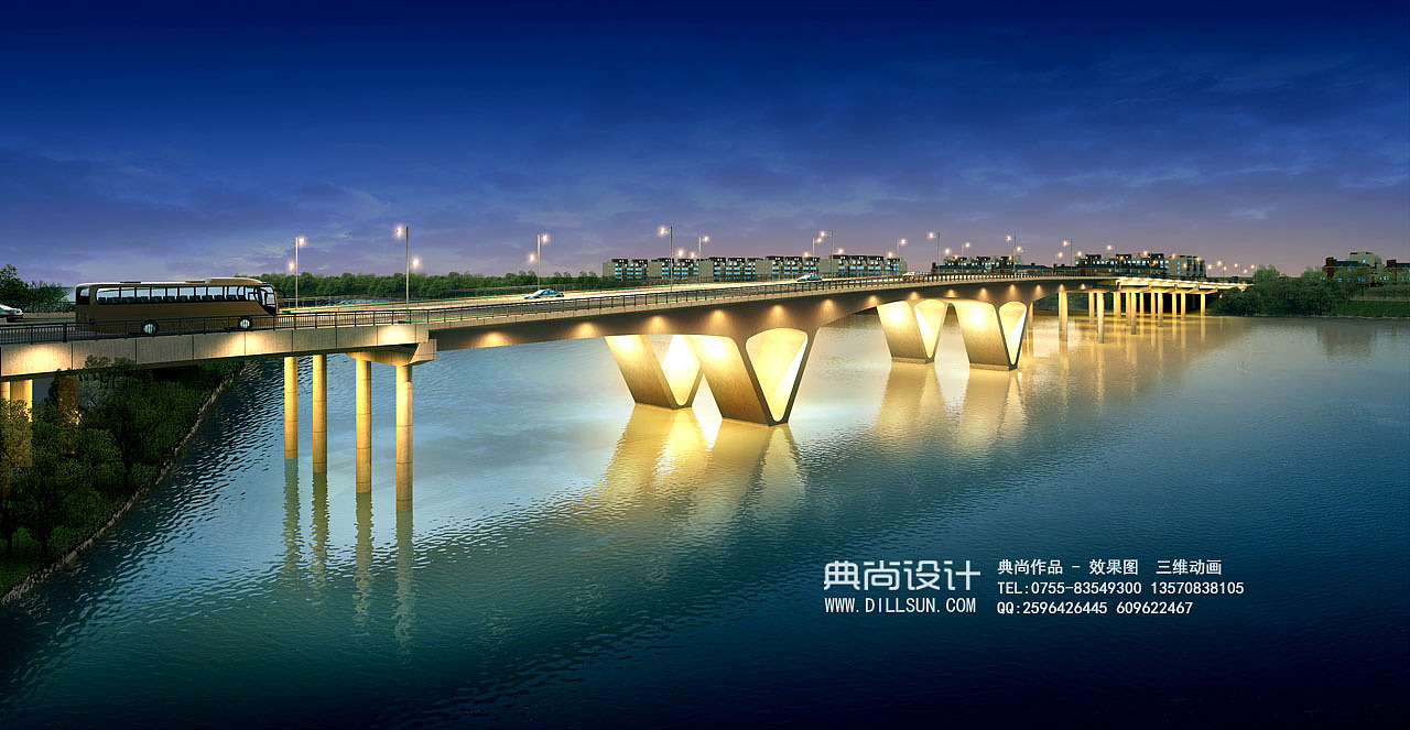 桥梁设计效果图 3