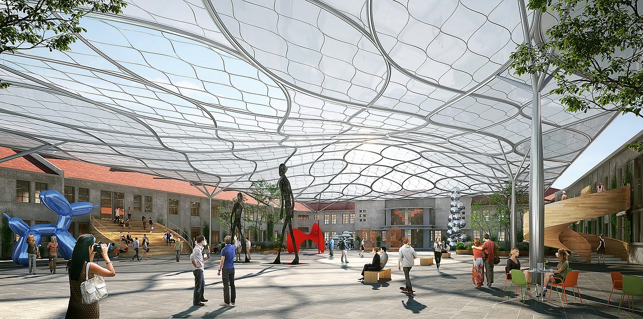 通州改造园区（图ZMzY2MzIwMDAw） - 景观设计 - 站酷设计师星球建筑事务所原创素材 - 站酷ZCOOL