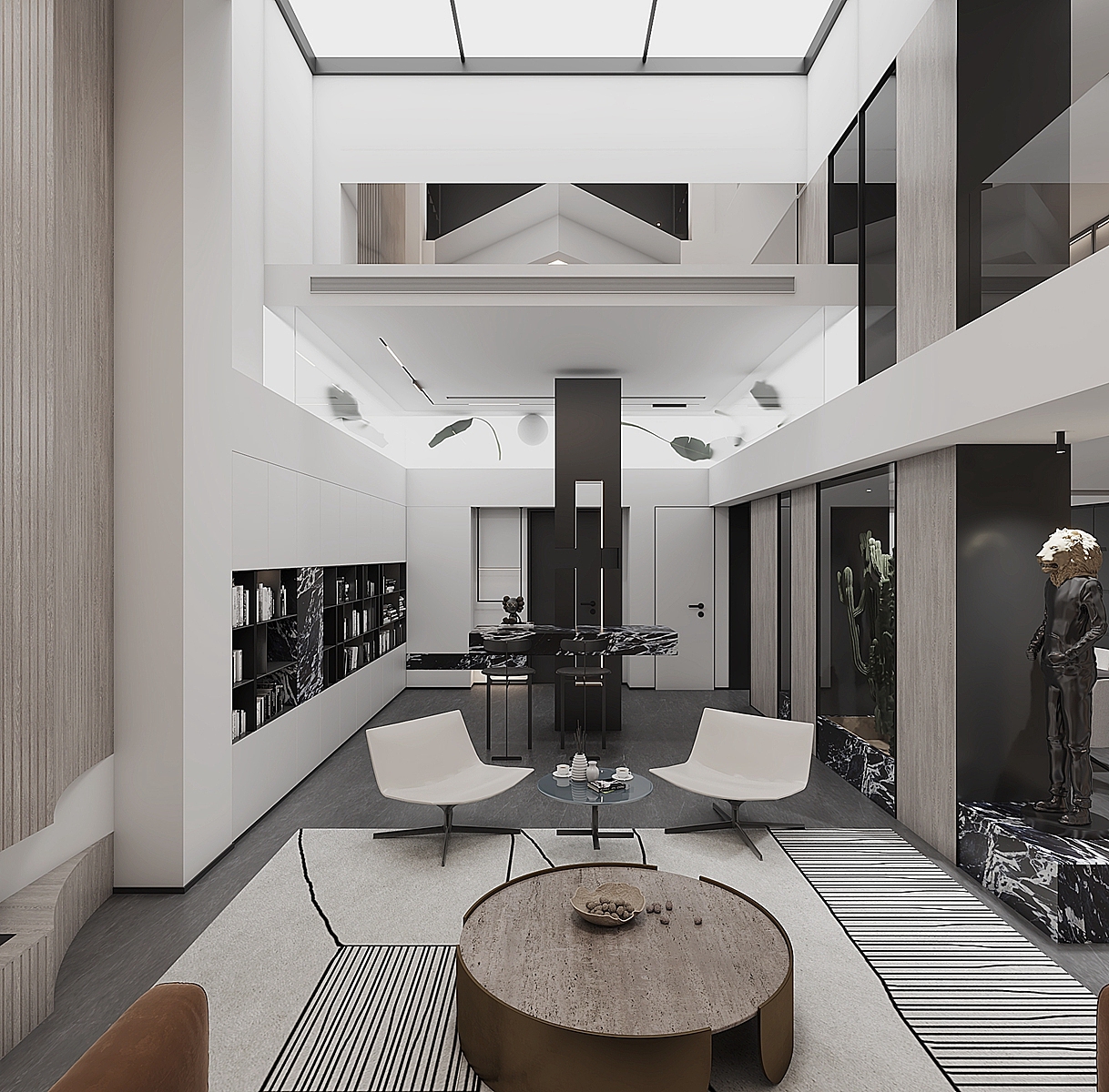 现代简约小别野（图ZMzE0MjgyOTY4） - 家装设计 - 站酷设计师简狄设计事务所原创素材 - 站酷ZCOOL