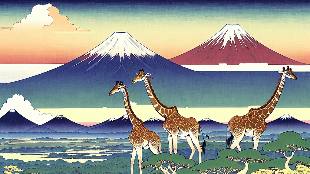 AI设计软件《如兔》内测文字生成图画。