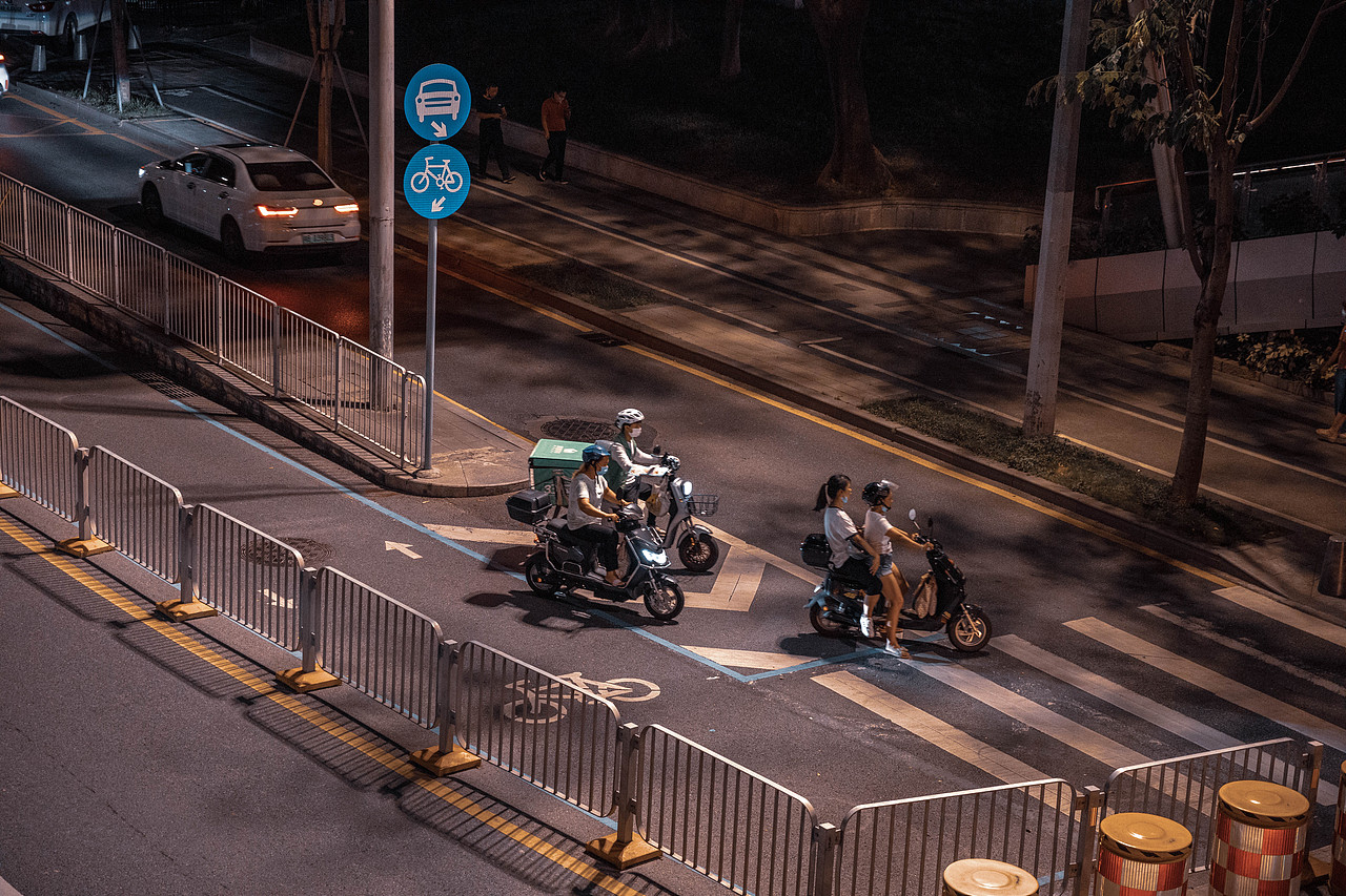 深圳水库新村夜景