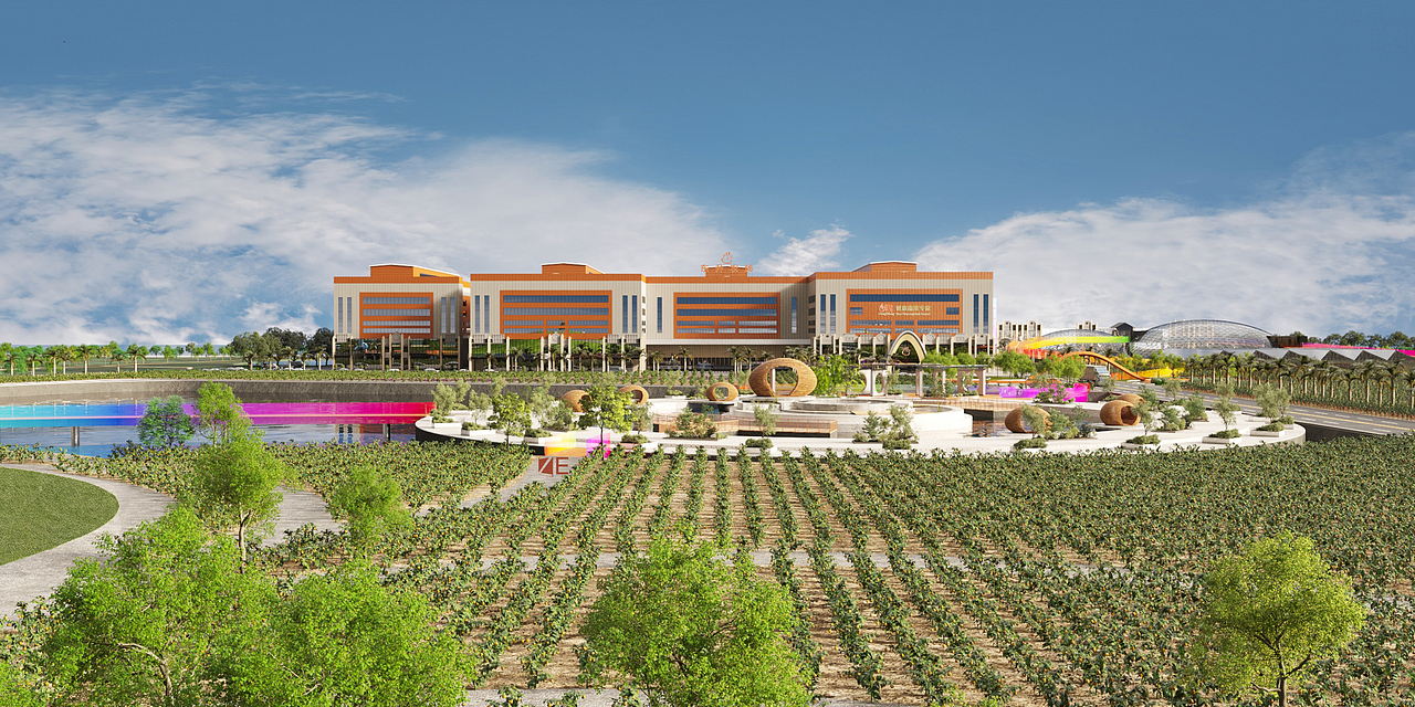 大型现代化农场