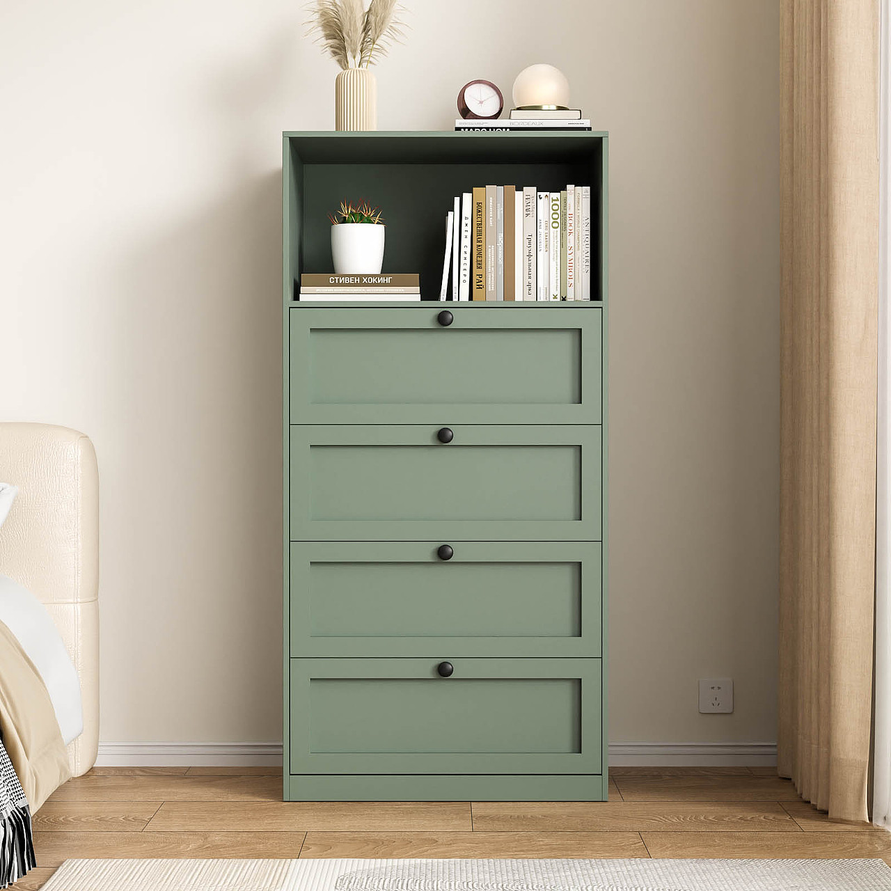 室内家居渲染 | 压型斗柜 Part 2