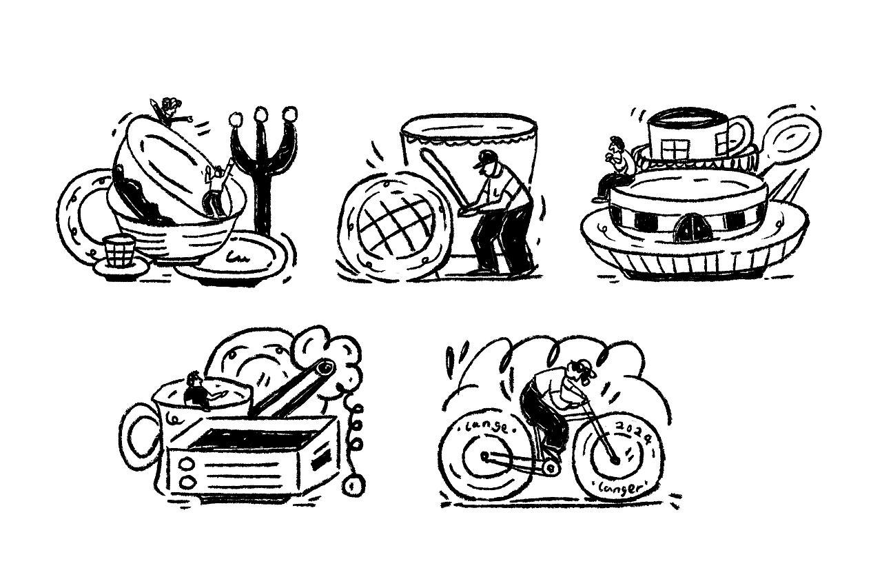 LANGER蓝格 | 艺术餐具品牌设计 | LOGO包装（图ZMzY1NzY0MzA0） - 品牌 - 站酷设计师筱姚鹿原创素材 - 站酷ZCOOL