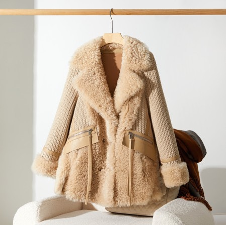 秋冬款毛衣皮衣,高级氛围感悬空挂拍