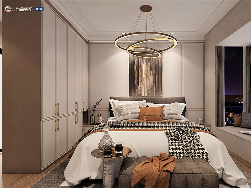 木菲美家：云和中心124㎡3室2厅轻奢风格装修效果图（图ZMjk3MzMyODM2） - 家装设计 - 站酷设计师木菲美家原创素材 - 站酷ZCOOL