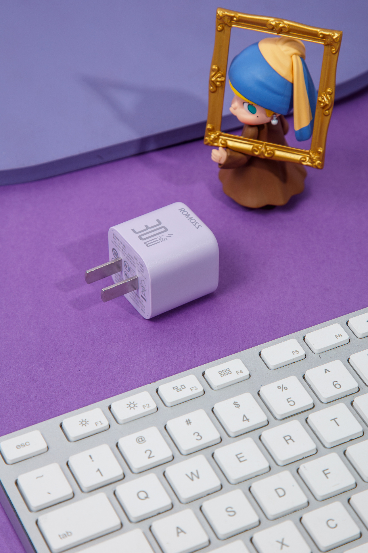 罗马仕 AC20C-30W 小果冻 紫色 充电头