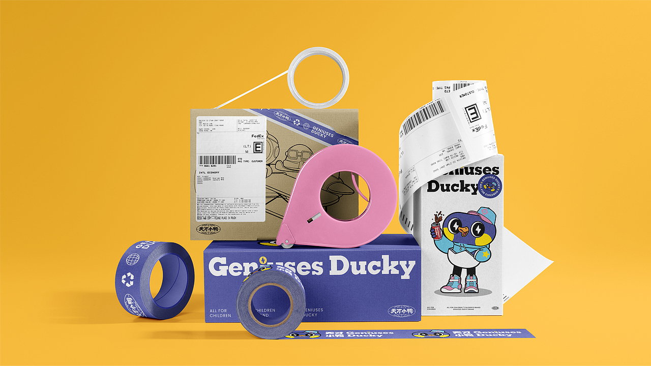 天才小鸭GENIUSES DUCKY | 儿童鞋服品牌设计