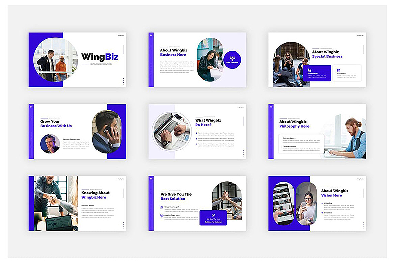 36页国外商务风格企业介绍团队合作年终总结PPT模板（图ZMzE4NjI1OTky） - PPT/Keynote - 站酷设计师爱晴天原创素材 - 站酷ZCOOL