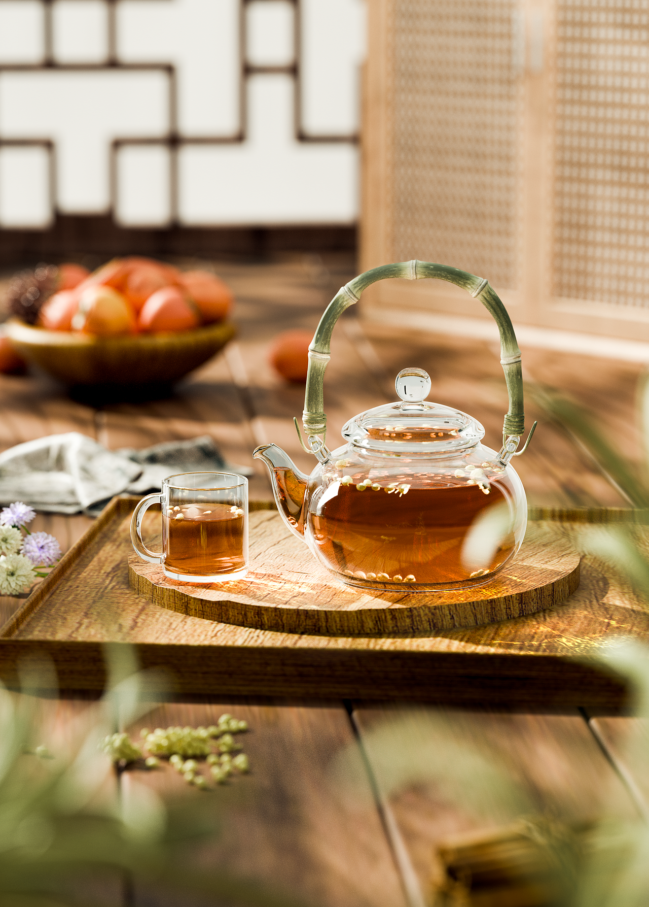 小家电/美妆产品小场景渲染