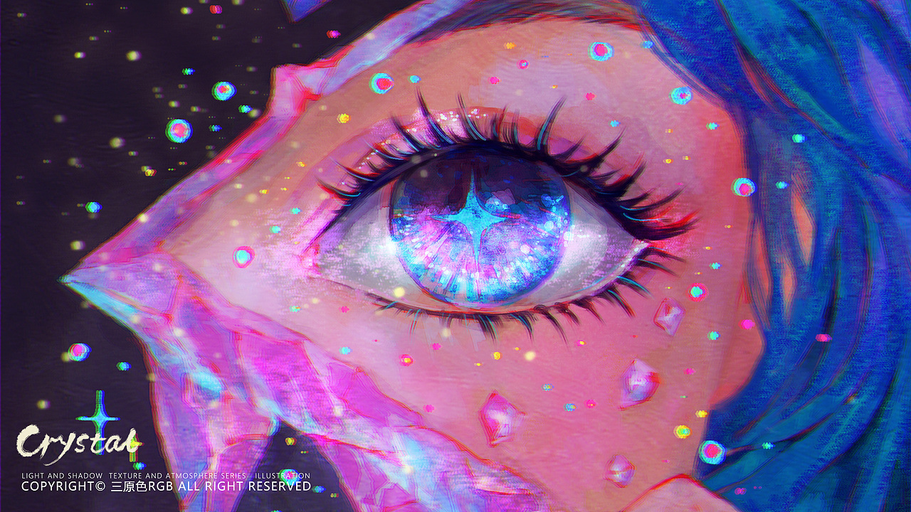 crystal水晶系列插画（图ZMzY4NTA3MTUy） - 艺术插画 - 站酷设计师三原色RGB原创素材 - 站酷ZCOOL