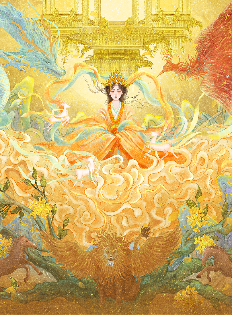 腾讯探元文化创新设计大赛-幻梦（图ZMzU3NDMzMTA4） - 概念设定 - 站酷设计师画画的梓襄原创素材 - 站酷ZCOOL