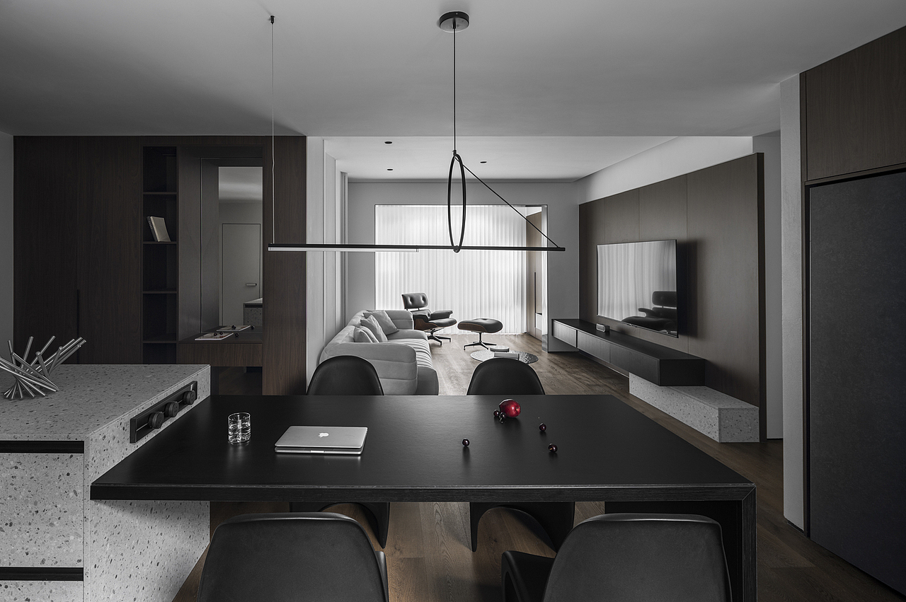 空间摄影——富有质感的暗调家居