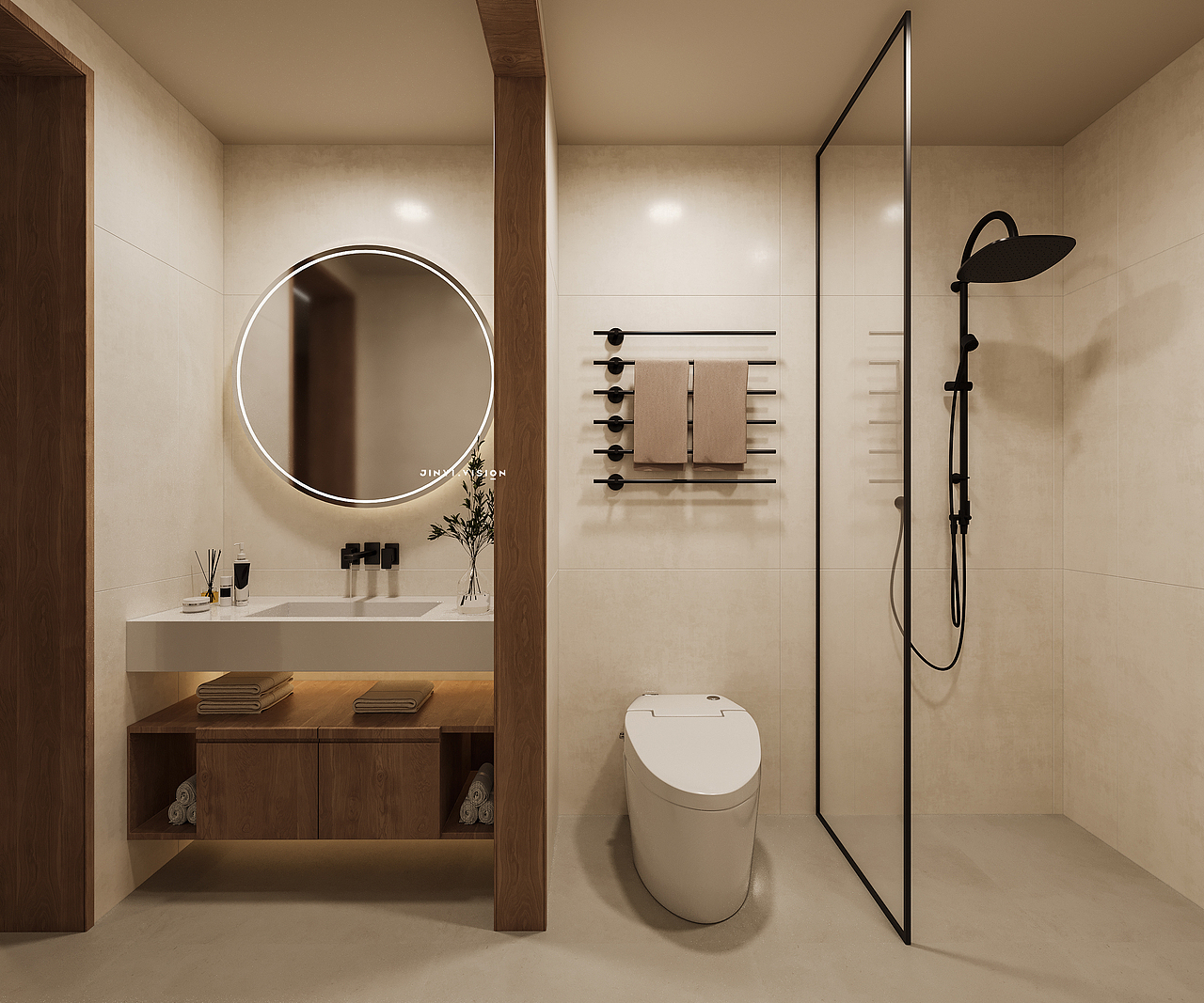 侘寂奶油风效果图