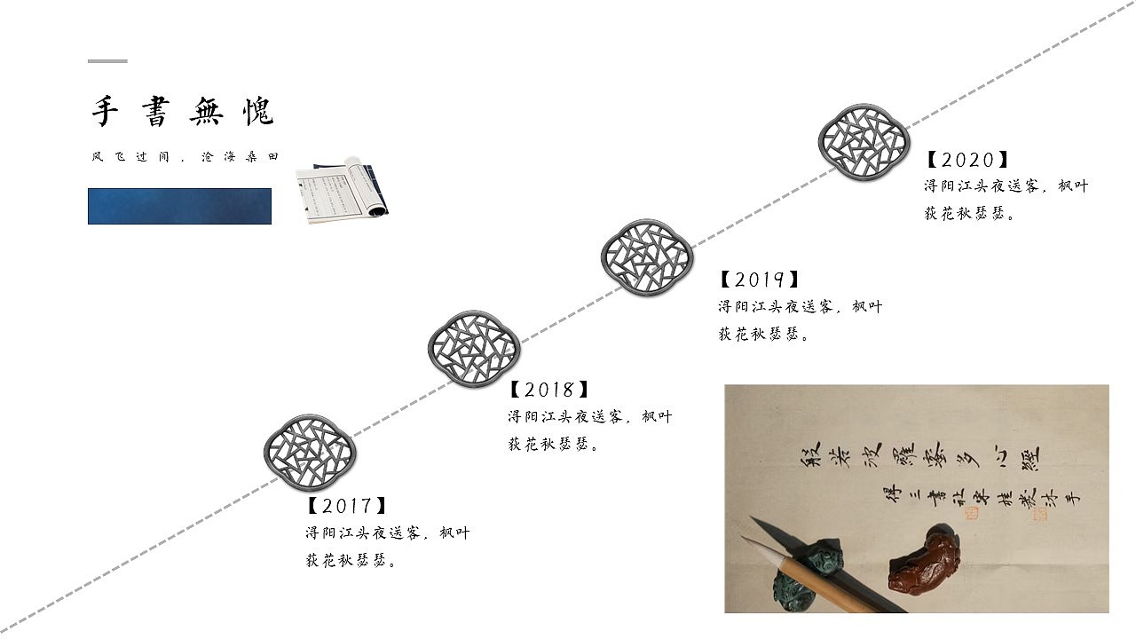 【JAY】新中式中国风兰亭集序工作总结报告模板（图ZMzM5MzUxNzM2） - PPT/Keynote - 站酷设计师邮个太阳原创素材 - 站酷ZCOOL
