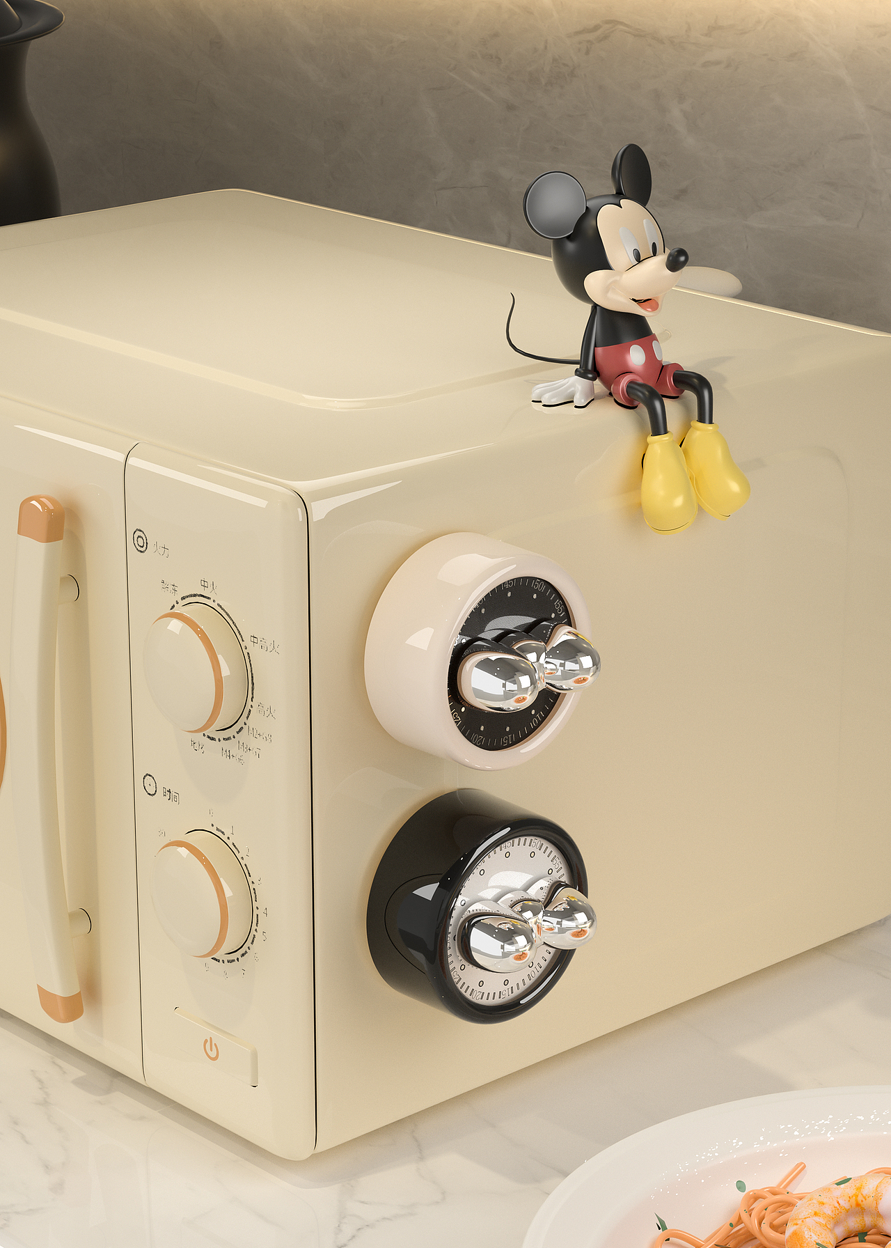 室内暖色系产品渲染