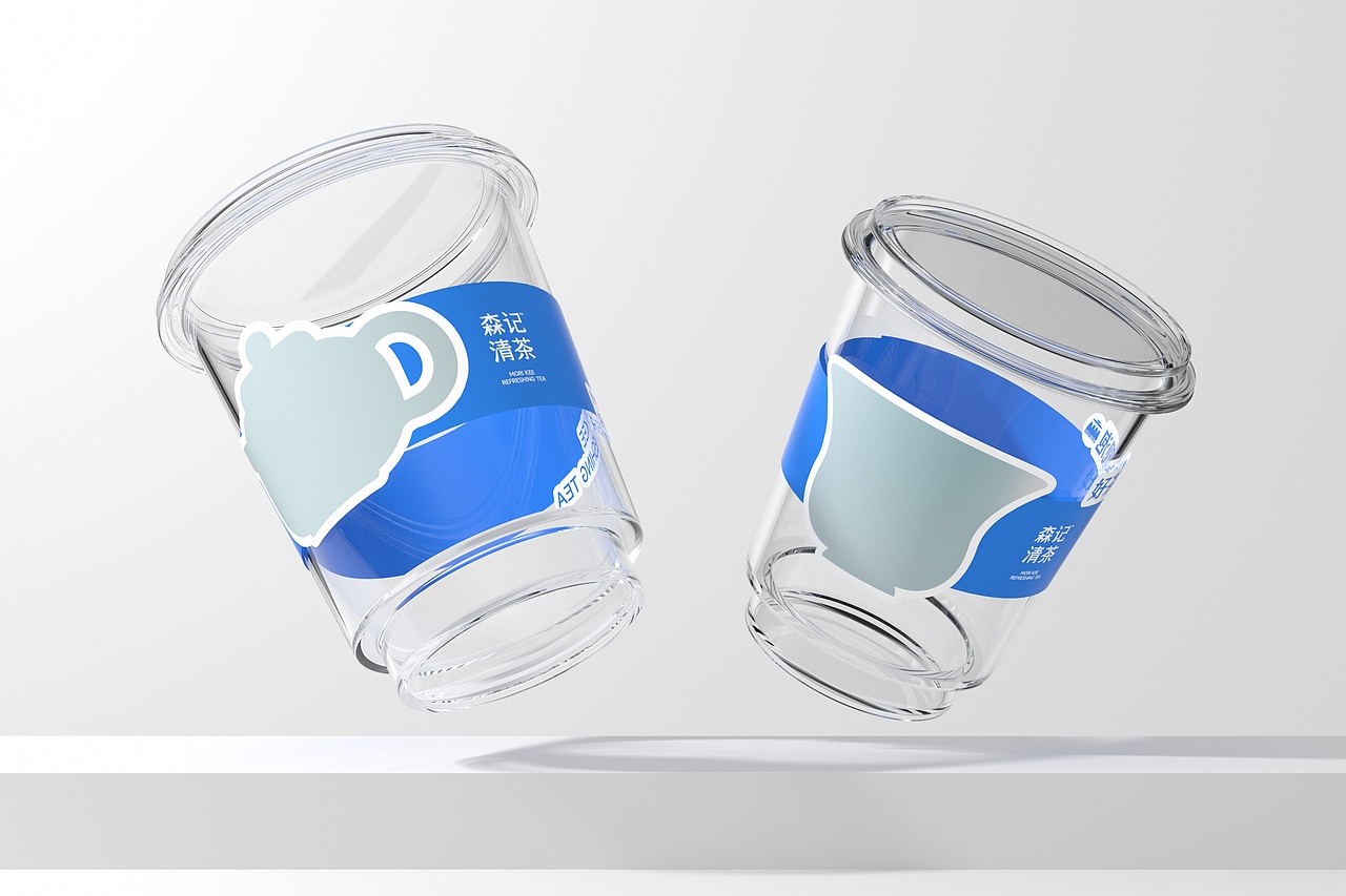 森记清茶茶饮品牌-餐饮策略视觉设计