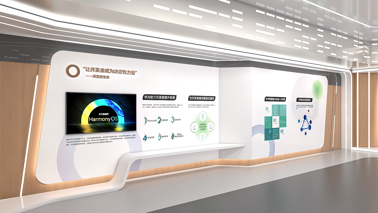 企业展厅-华为-校园展厅