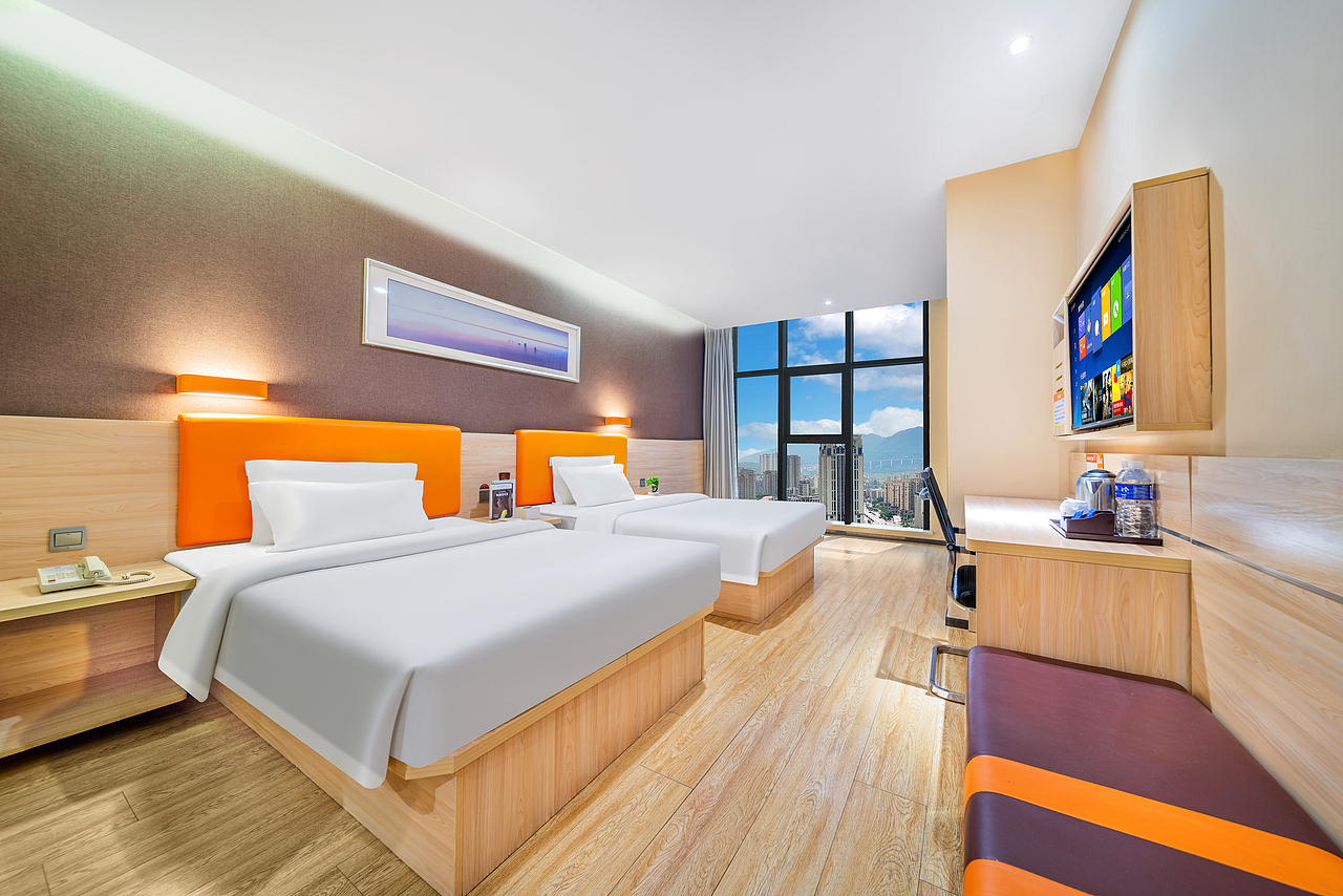 重庆市南川区酒店拍摄|七天优品酒店|酒店摄影