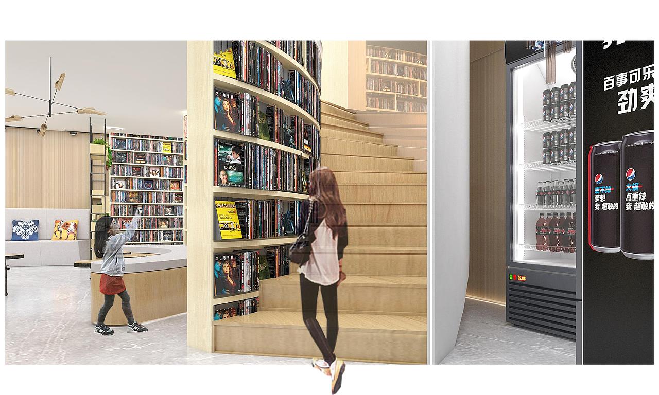 社區(qū)公益休閑站（圖ZMzEzMTQ4NzE2） - 商業(yè)空間設(shè)計(jì) - 站酷設(shè)計(jì)師R45度原創(chuàng)素材 - 站酷ZCOOL