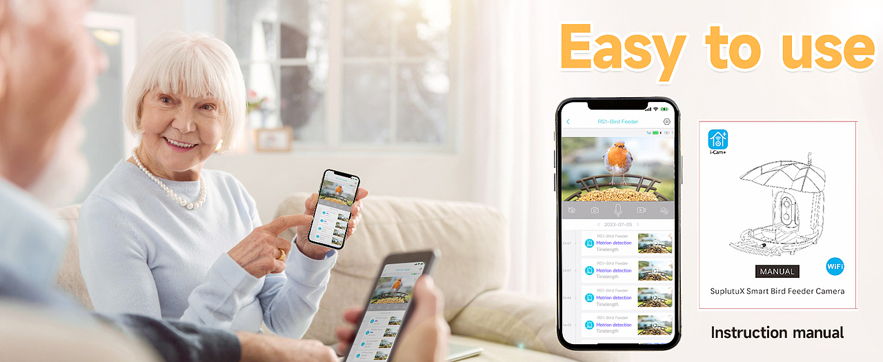 亚马逊跨境喂鸟器A+页面电商设计（图ZMzYwMjU3NjMy） - 电商 - 站酷设计师喵倪大爷原创素材 - 站酷ZCOOL