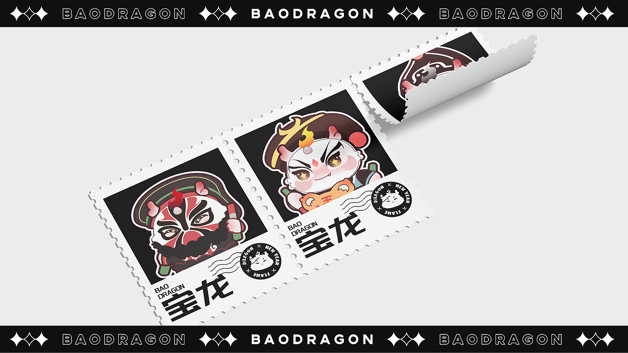 BAODRAGON宝龙丨龙年形象IP设计×英歌舞（图ZMzQzNzg2MDM2） - IP形象 - 站酷设计师旭灿原创素材 - 站酷ZCOOL