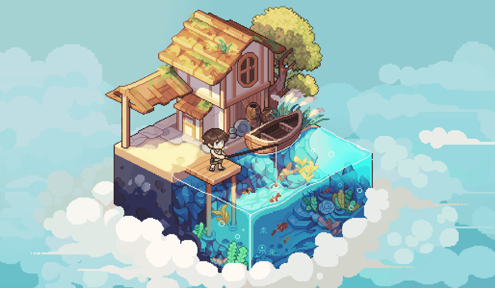 我画的像素小箱庭~①